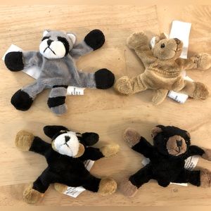 Set of 4 Ganz Animal Magnet Mates